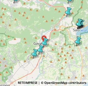 Mappa 25085 Gavardo BS, Italia (5.59583)