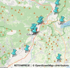 Mappa 25085 Gavardo BS, Italia (3.85333)