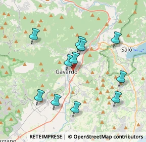Mappa 25085 Gavardo BS, Italia (3.69727)