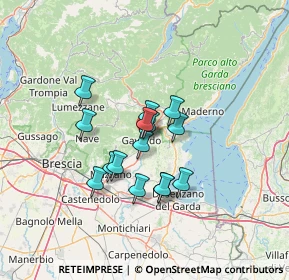 Mappa 25085 Gavardo BS, Italia (9.72467)