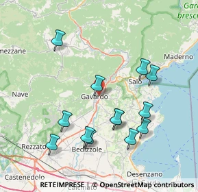 Mappa 25085 Gavardo BS, Italia (7.80615)