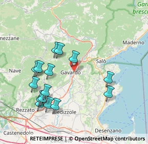 Mappa 25085 Gavardo BS, Italia (8.00933)
