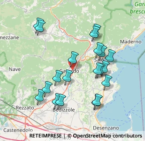 Mappa 25085 Gavardo BS, Italia (7.3175)