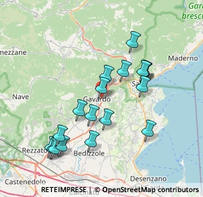 Mappa 25085 Gavardo BS, Italia (7.20278)