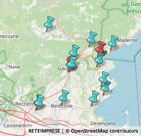 Mappa 25085 Gavardo BS, Italia (7.08313)