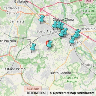Mappa Via della Ricordanza, 21052 Busto Arsizio VA, Italia (3.48455)