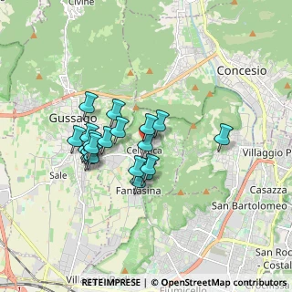 Mappa Via Chiesa Nuova, 25060 Cellatica BS, Italia (1.4255)