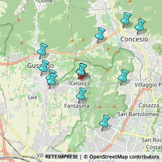 Mappa Via Chiesa Nuova, 25060 Cellatica BS, Italia (2.01)