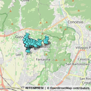 Mappa Via Chiesa Nuova, 25060 Cellatica BS, Italia (1.4205)