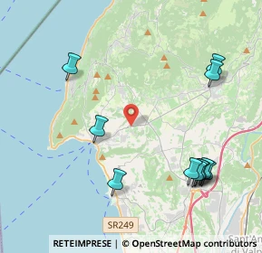 Mappa Via le Sponde, 37010 Costermano VR, Italia (4.84182)