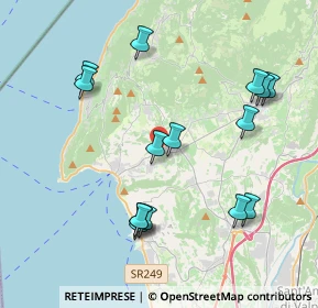 Mappa Via le Sponde, 37010 Costermano VR, Italia (4.186)