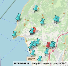 Mappa Via le Sponde, 37010 Costermano VR, Italia (4.132)