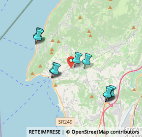 Mappa Via le Sponde, 37010 Costermano VR, Italia (3.67083)