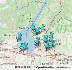 Mappa Via le Sponde, 37010 Costermano VR, Italia (11.4585)