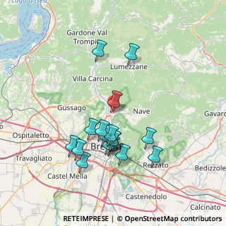 Mappa Villaggio Prealpino Via Settima, 25128 Brescia BS, Italia (6.89824)