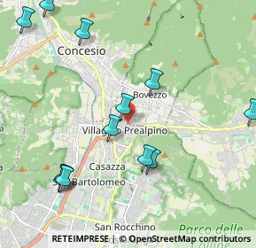 Mappa Villaggio Prealpino Via Settima, 25128 Brescia BS, Italia (2.39917)