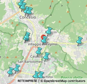 Mappa Villaggio Prealpino Via Settima, 25128 Brescia BS, Italia (2.54133)