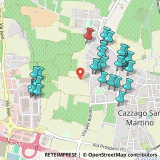 Mappa Via Iseo, 25046 Cazzago San Martino BS, Italia (0.52593)
