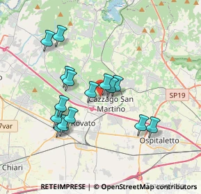 Mappa Via Iseo, 25046 Cazzago San Martino BS, Italia (3.24267)