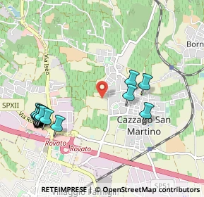 Mappa Via Iseo, 25046 Cazzago San Martino BS, Italia (1.21)