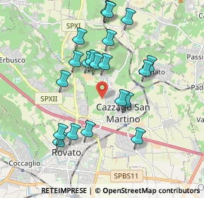 Mappa Via Iseo, 25046 Cazzago San Martino BS, Italia (1.8075)