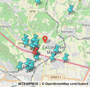 Mappa Via Iseo, 25046 Cazzago San Martino BS, Italia (2.0265)