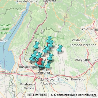 Mappa CAP, 37020 Cerro Veronese VR, Italia (11.7265)