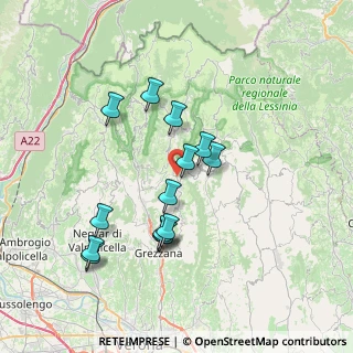 Mappa CAP, 37020 Cerro Veronese VR, Italia (6.72571)