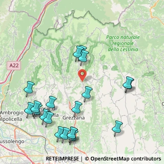 Mappa CAP, 37020 Cerro Veronese VR, Italia (10.392)