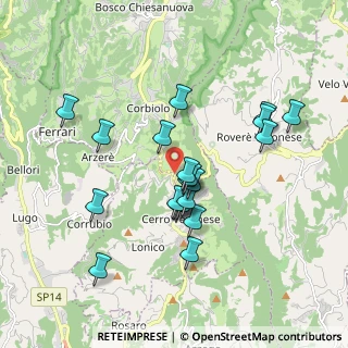 Mappa CAP, 37020 Cerro Veronese VR, Italia (1.6645)