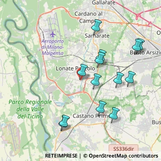 Mappa Via Monte Nero, 21015 Lonate Pozzolo VA, Italia (4.21385)