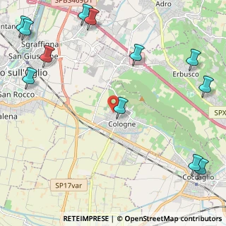 Mappa Via Gnecchi Rina, 25033 Cologne BS, Italia (3.25417)