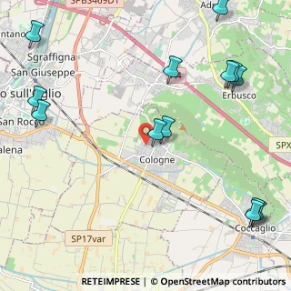 Mappa Via Gnecchi Rina, 25033 Cologne BS, Italia (2.95462)