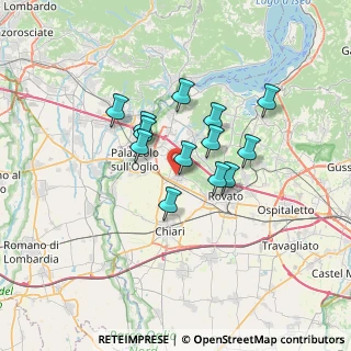 Mappa Via Gnecchi Rina, 25033 Cologne BS, Italia (5.07077)