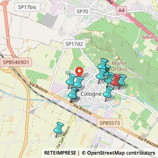 Mappa Via Gnecchi Rina, 25033 Cologne BS, Italia (0.77231)