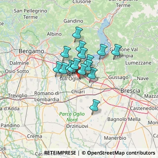 Mappa Via Gnecchi Rina, 25033 Cologne BS, Italia (8.27563)