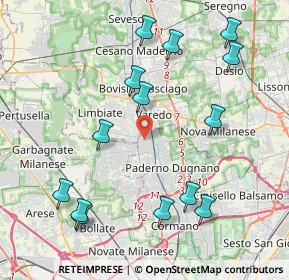 Mappa Via Pietro Micca, 20037 Paderno Dugnano MI, Italia (4.58857)