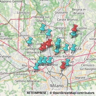 Mappa Via Pietro Micca, 20037 Paderno Dugnano MI, Italia (6.2485)