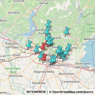 Mappa Via S. Francesco D'Assisi, 25060 Collebeato BS, Italia (10.4195)