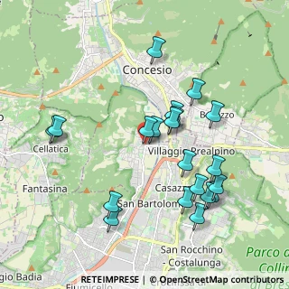 Mappa Via S. Francesco D'Assisi, 25060 Collebeato BS, Italia (1.9455)