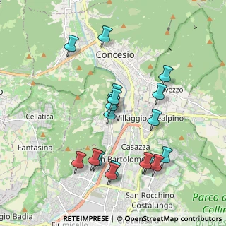 Mappa Via S. Francesco D'Assisi, 25060 Collebeato BS, Italia (1.96722)