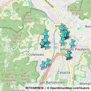 Mappa Via S. Francesco D'Assisi, 25060 Collebeato BS, Italia (0.7715)