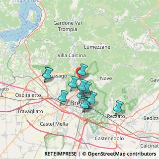 Mappa Via S. Francesco D'Assisi, 25060 Collebeato BS, Italia (5.67615)
