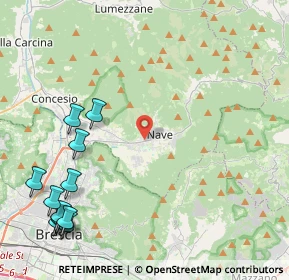 Mappa 25075 Nave BS, Italia (5.9475)