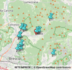 Mappa 25075 Nave BS, Italia (3.515)