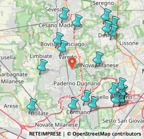 Mappa Via della Libertà, 20037 Paderno Dugnano MI, Italia (4.9175)