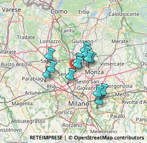 Mappa Via della Libertà, 20037 Paderno Dugnano MI, Italia (9.11692)