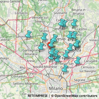 Mappa Via della Libertà, 20037 Paderno Dugnano MI, Italia (6.4115)