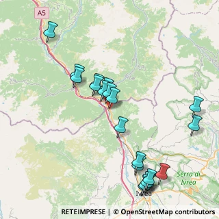 Mappa Via Torino, 10010 Carema TO, Italia (8.868)