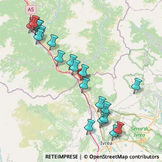Mappa Via Torino, 10010 Carema TO, Italia (9.709)